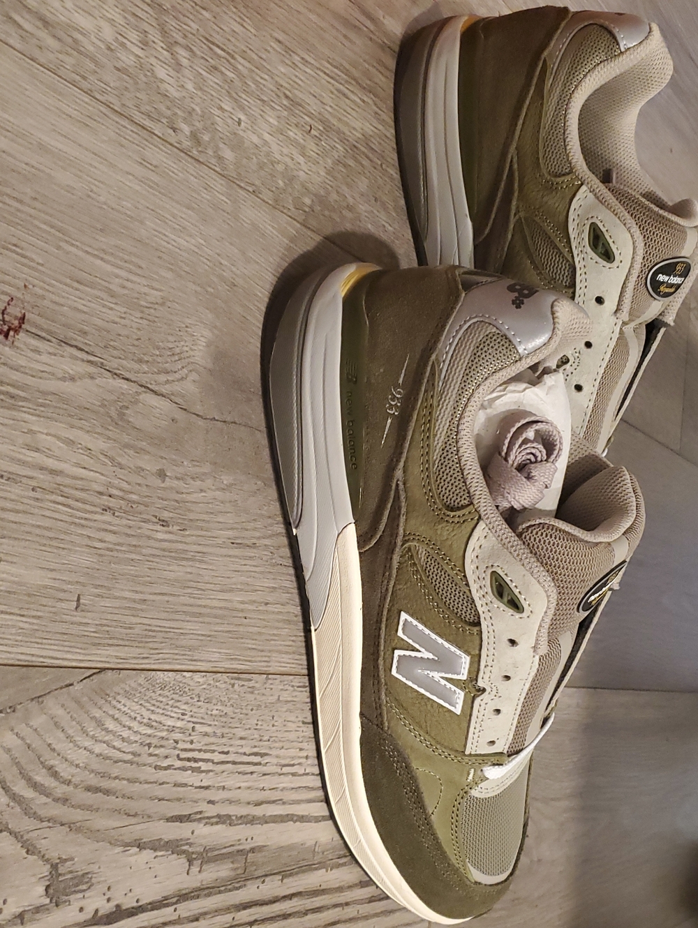 New Balance Numeric Andrew Reynolds 933 Mens 11 Olive Pro Model Skate Shoes NEW - Picture 5 of 8
